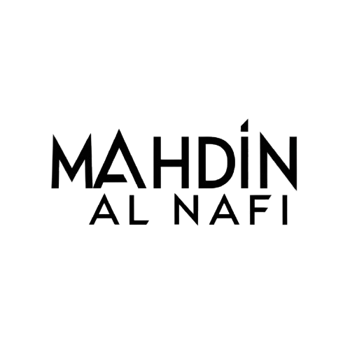 minimalist logo for MAHDIN AL NAFI